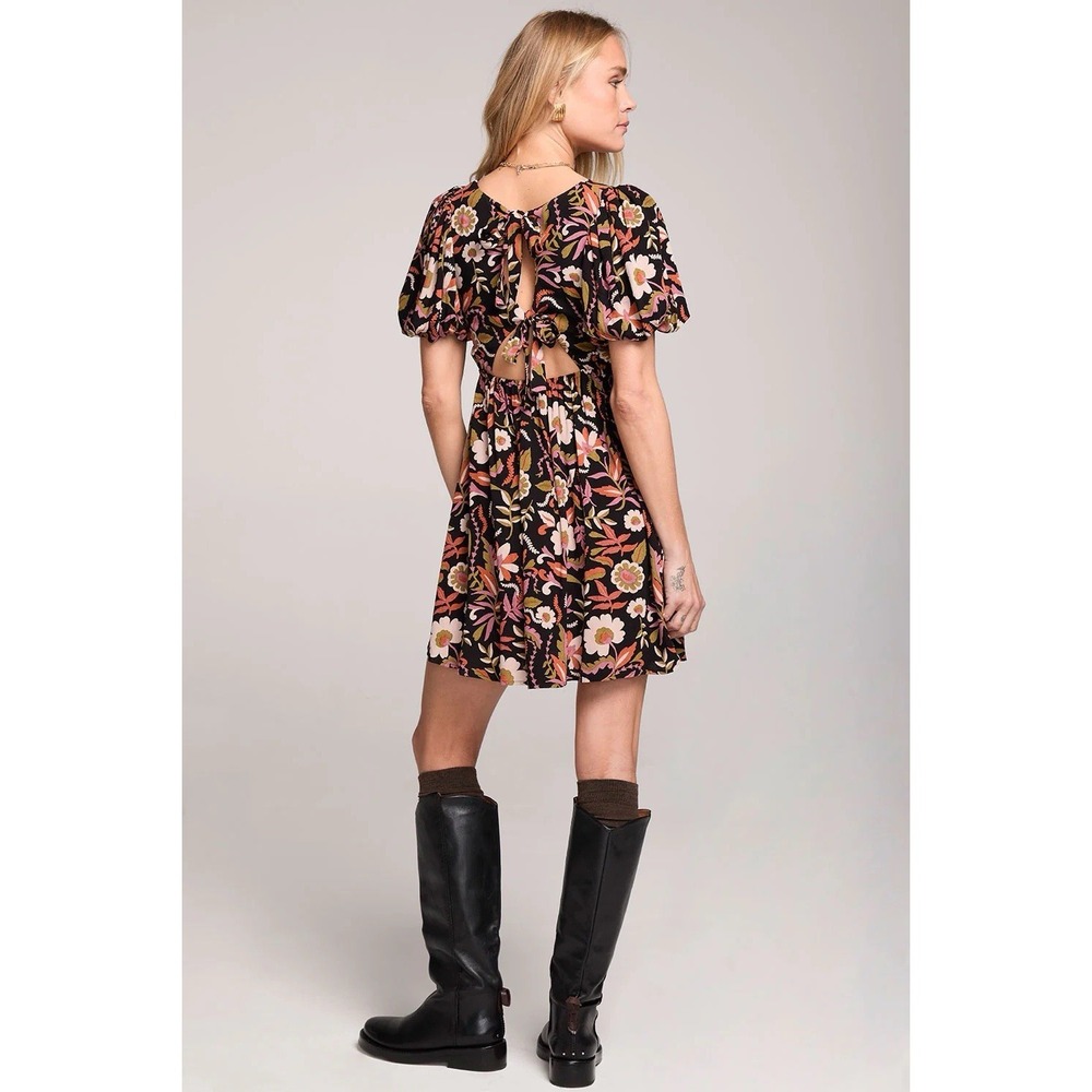 NWT Saltwater Luxe Breelyn Mini Dress Sz S Floral Boho Festival MSRP $148 - Picture 3 of 9
